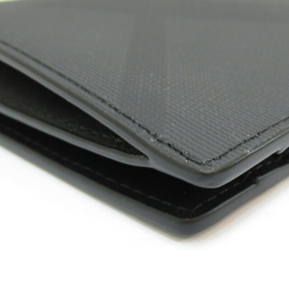 Burberry Zip Gray Long Leather Wallet Bifold - Picture 9 of 10